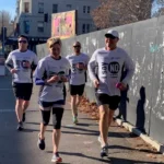 Belinda Wellings and Roland Lange taking part in Got Your Back Sista's I Run for Her charity event in Australia.